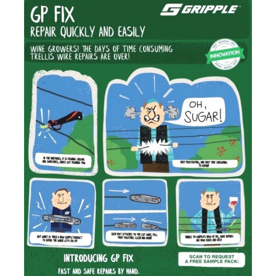 Gripple GP Fix spojni element za žico 1,8 - 3,2 mm