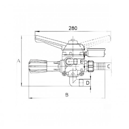 Dragone regulator tlaka M 170 (za v kabino)