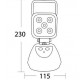 LED reflektor 15W, 1080 lm, IP67