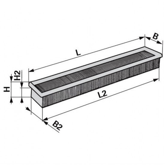 Filter zraka kabine X6, X7 (6516789M92)