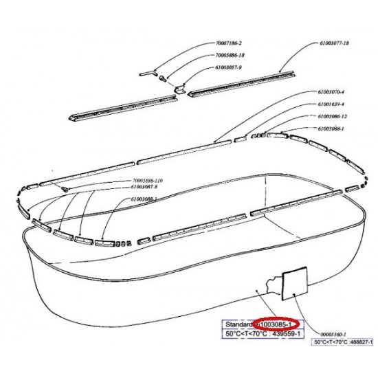 Bucher membrana stiskalnice XPert 150 (61003085)