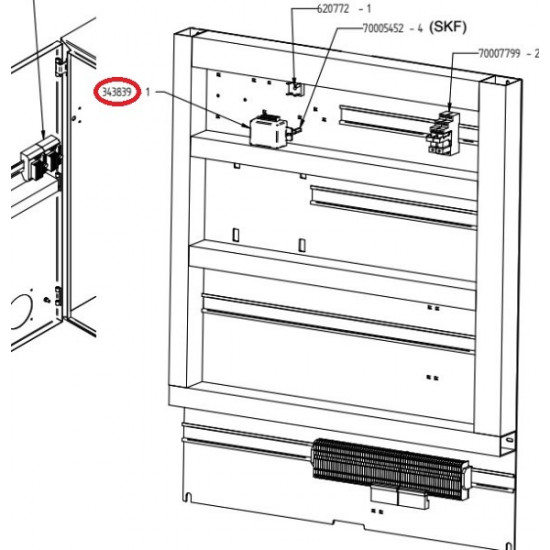 Bucher elektronika vrat stiskalnice XPF (343839)