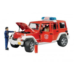 Bruder igrača gasilski avto Jeep + gasilec + dodatki